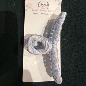 LoveShackFancy Satin Claw Clip - Blue Floral